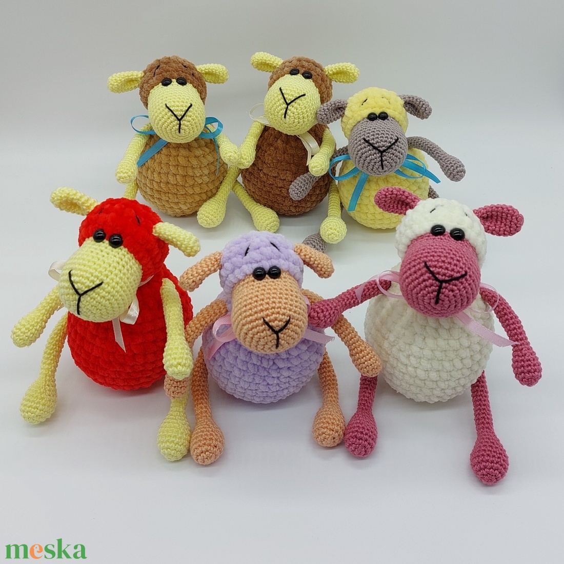 Amigurumi bárányka - játék & sport - plüssállat & játékfigura - plüss bárány - Meska.hu Amigurumi bárányka - játék & sport - plüssállat & játékfigura - plüss bárány - Meska.hu