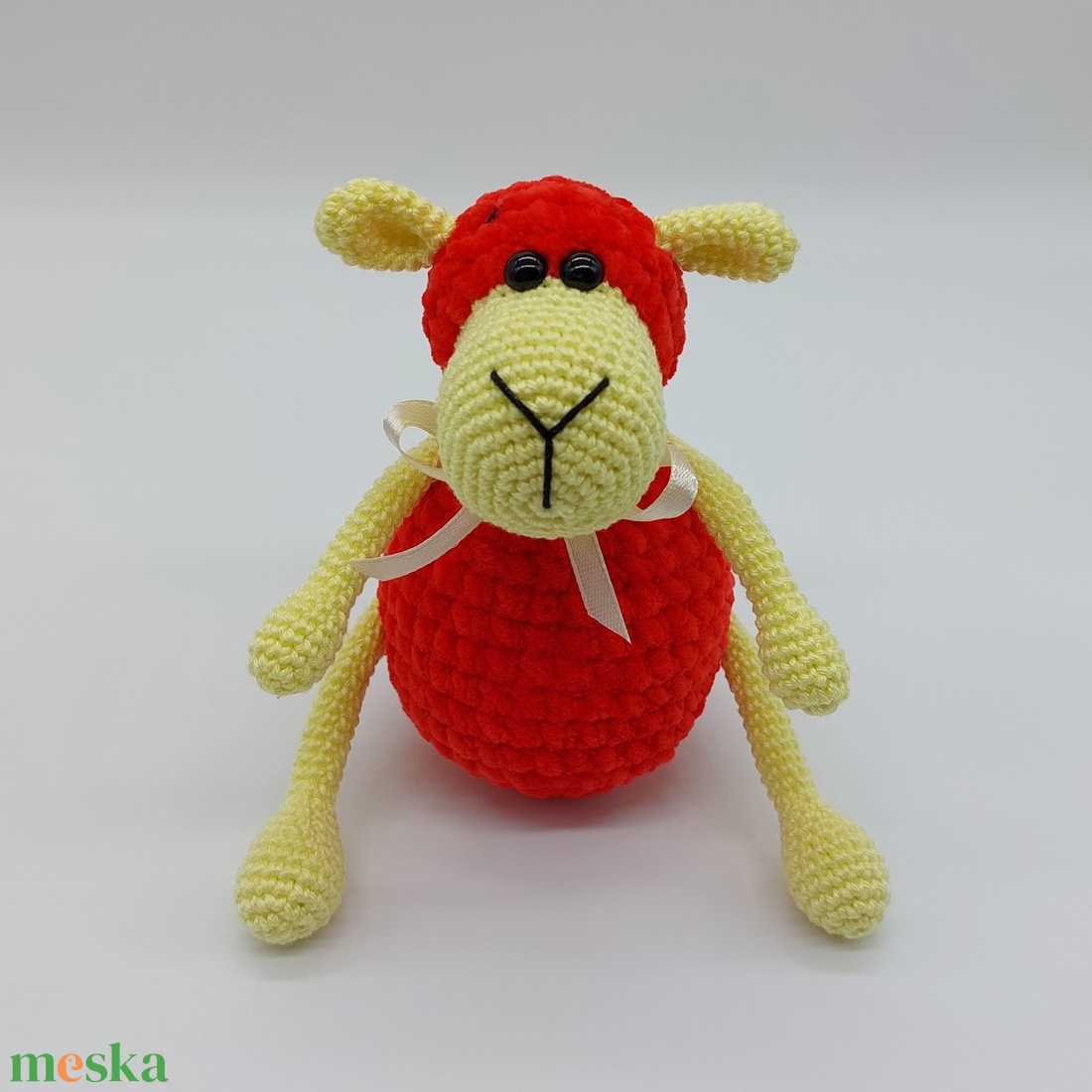 Pihe-puha amigurumi bárányka - játék & sport - plüssállat & játékfigura - plüss bárány - Meska.hu Pihe-puha amigurumi bárányka - játék & sport - plüssállat & játékfigura - plüss bárány - Meska.hu
