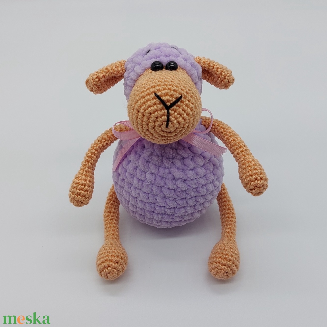 Pihe-puha amigurumi bárányka - játék & sport - plüssállat & játékfigura - plüss bárány - Meska.hu Pihe-puha amigurumi bárányka - játék & sport - plüssállat & játékfigura - plüss bárány - Meska.hu