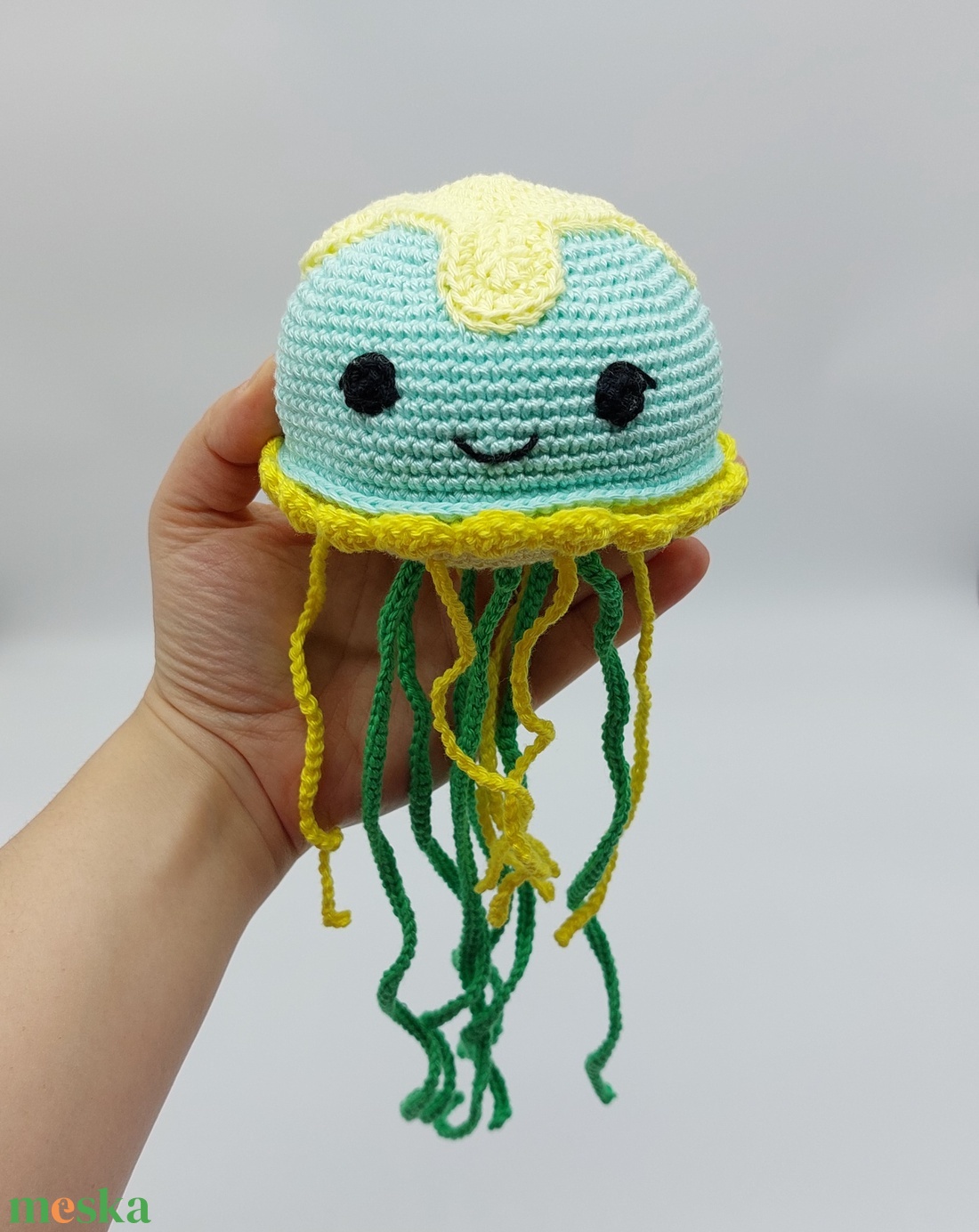 Amigurumi medúza - játék & sport - plüssállat & játékfigura - más figura - Meska.hu Amigurumi medúza - játék & sport - plüssállat & játékfigura - más figura - Meska.hu