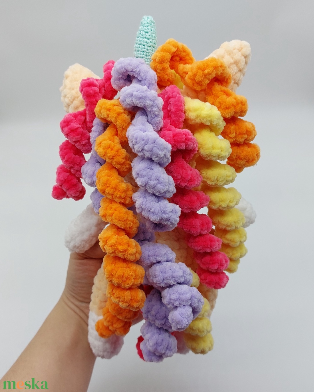 Pihe-puha amigurumi unikornis - játék & sport - plüssállat & játékfigura - unikornis - Meska.hu Pihe-puha amigurumi unikornis - játék & sport - plüssállat & játékfigura - unikornis - Meska.hu