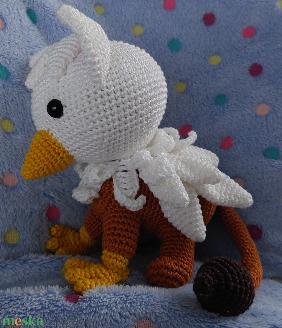 Amigurumi griff - játék & sport - plüssállat & játékfigura - más figura - Meska.hu