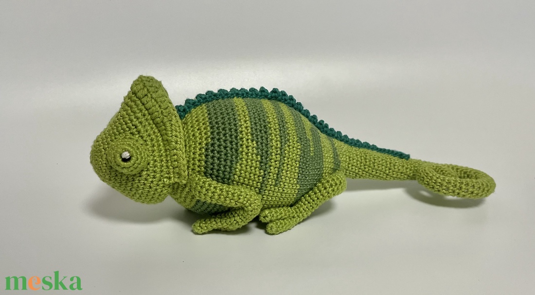Amigurumi kaméleon - játék & sport - plüssállat & játékfigura - más figura - Meska.hu Amigurumi kaméleon - játék & sport - plüssállat & játékfigura - más figura - Meska.hu