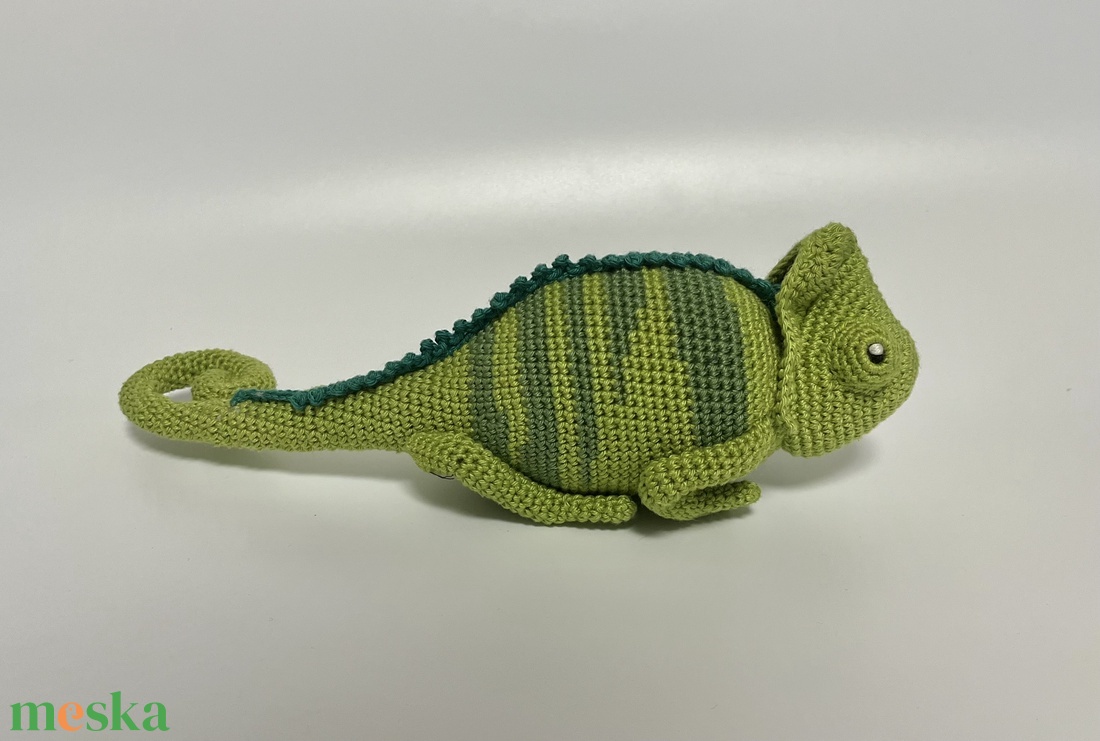 Amigurumi kaméleon - játék & sport - plüssállat & játékfigura - más figura - Meska.hu Amigurumi kaméleon - játék & sport - plüssállat & játékfigura - más figura - Meska.hu