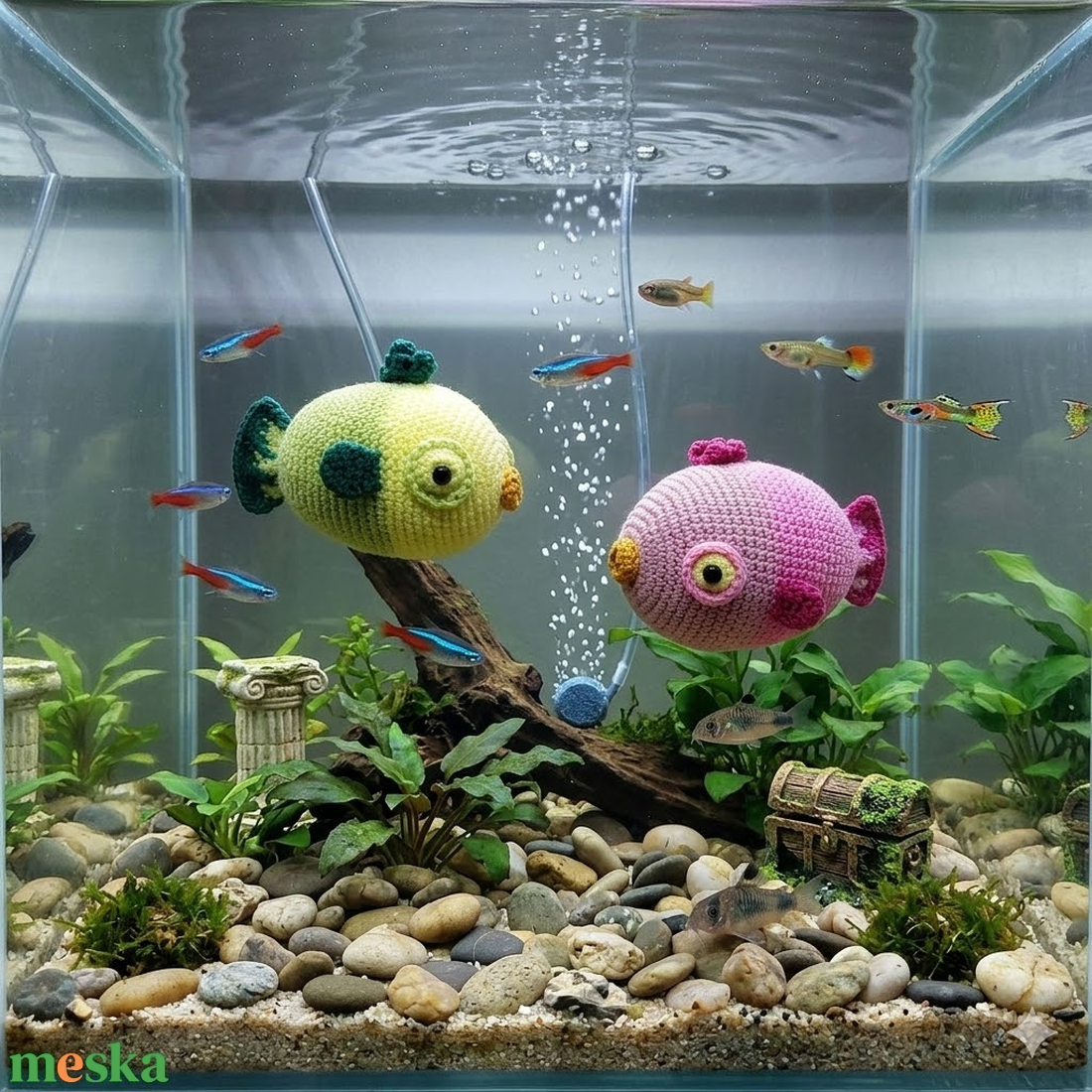 Egységben az erő Amigurumi halak horoszkóp figurák - játék & sport - plüssállat & játékfigura - hal - Meska.hu