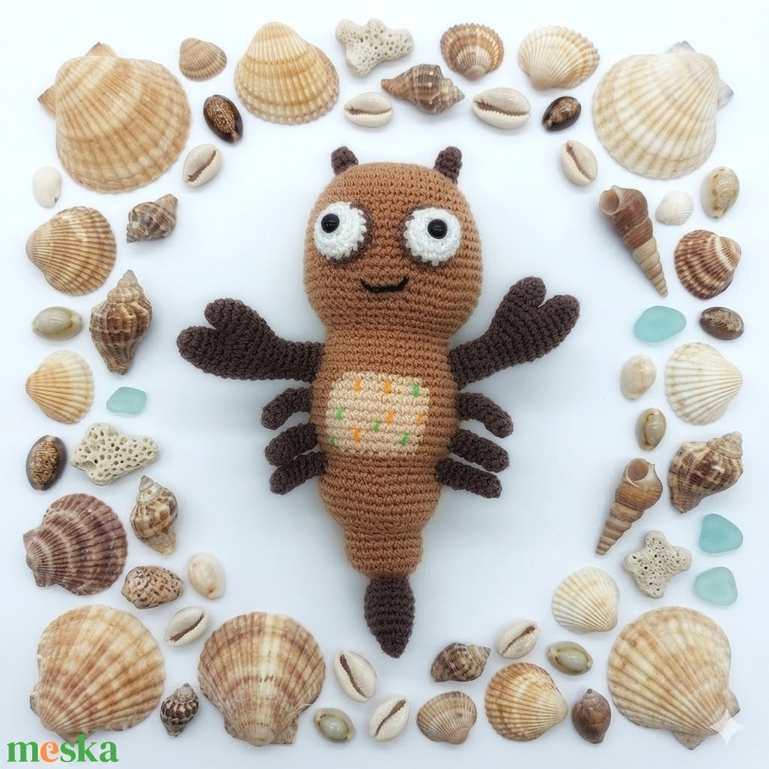 Bátrak szerencséje Amigurumi Skorpió horoszkóp figura - játék & sport - plüssállat & játékfigura - más figura - Meska.hu