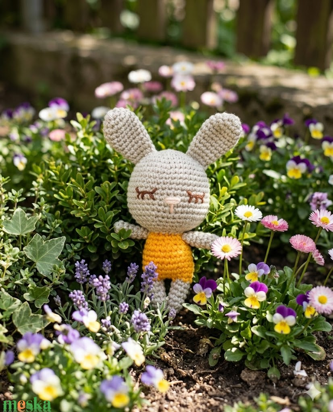 Pici amigurumi nyuszi - játék & sport - plüssállat & játékfigura - nyuszi - Meska.hu