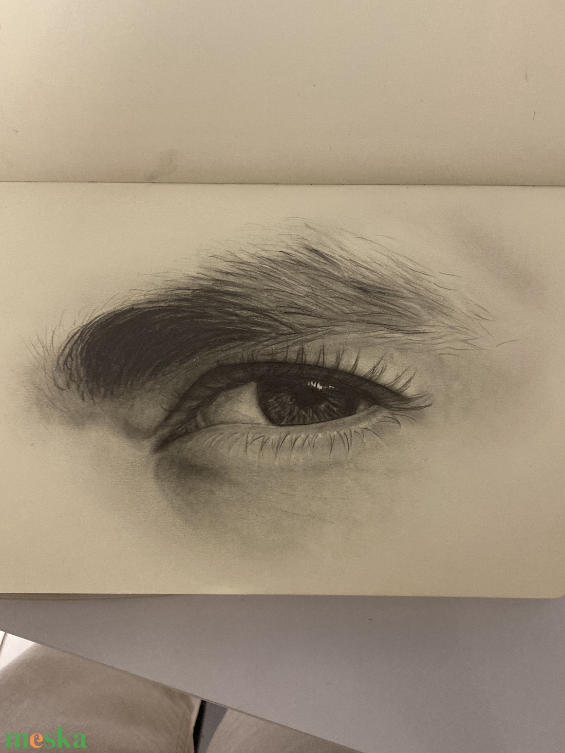 Szemrajz egyedi fotó alapján  grafit, fekete-fehér - művészet - portré & karikatúra - portré - Meska.hu