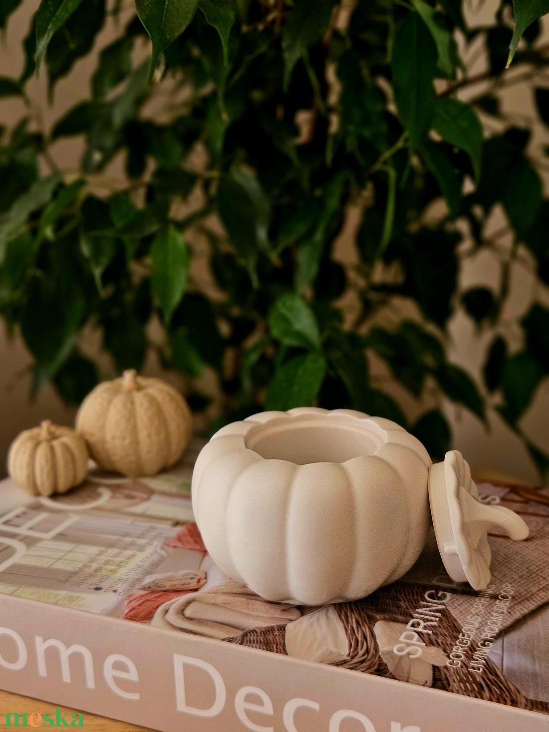 PUMPKIN - tök alakú tároló - otthon & életmód - dekoráció - asztal és polc dekoráció - dekorációs tál, tartó - Meska.hu