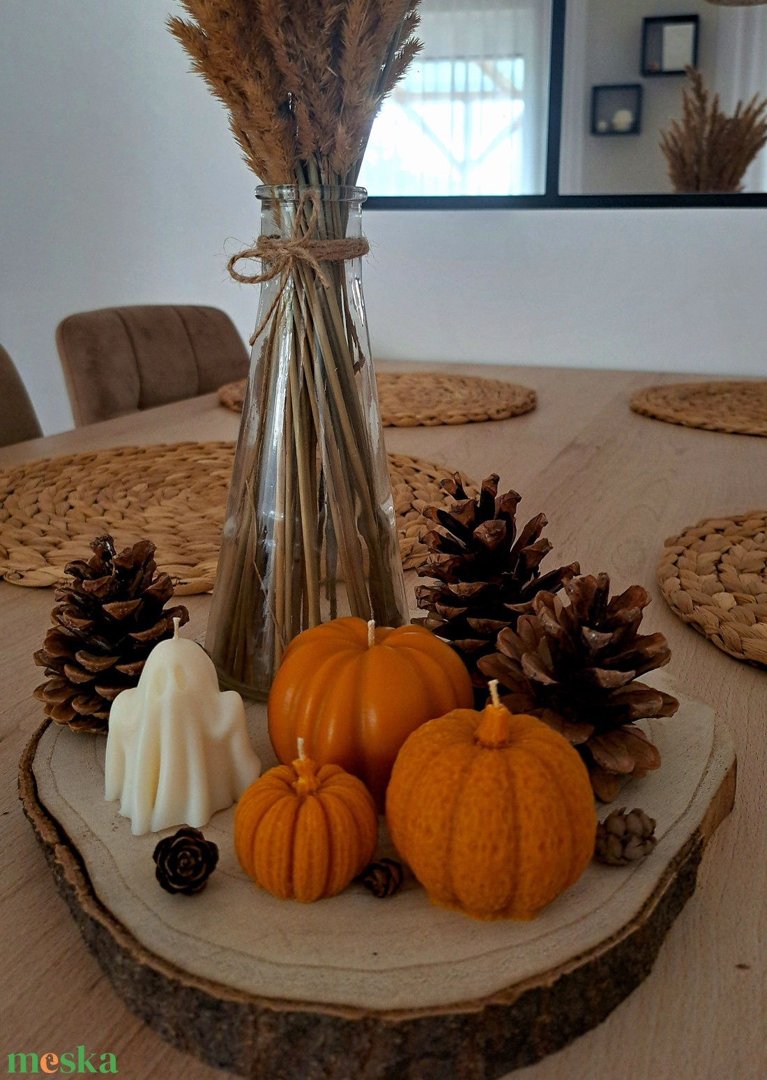 PUMPKIN CANDLE SET - tök gyertya szett - színes - otthon & életmód - gyertya, illat, aroma - gyertya - Meska.hu