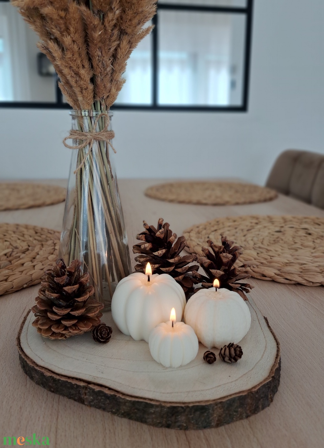 PUMPKIN CANDLE SET - tök gyertya szett - natúr - otthon & életmód - gyertya, illat, aroma - gyertya - Meska.hu PUMPKIN CANDLE SET - tök gyertya szett - natúr - otthon & életmód - gyertya, illat, aroma - gyertya - Meska.hu
