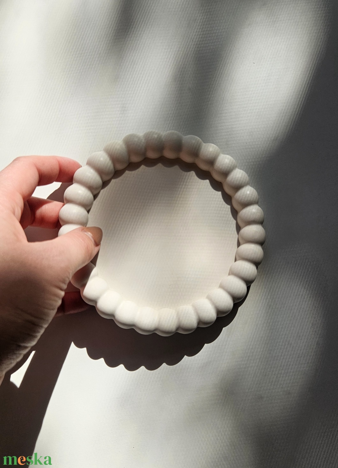 PEARL - akrilgyanta tálca - otthon & életmód - dekoráció - asztal és polc dekoráció - dekorációs tál, tartó - Meska.hu