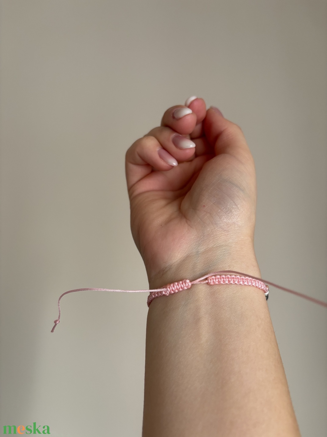 Egyedi ásványos makramé karkötő - ékszer - karkötő - ásványkarkötő - Meska.hu