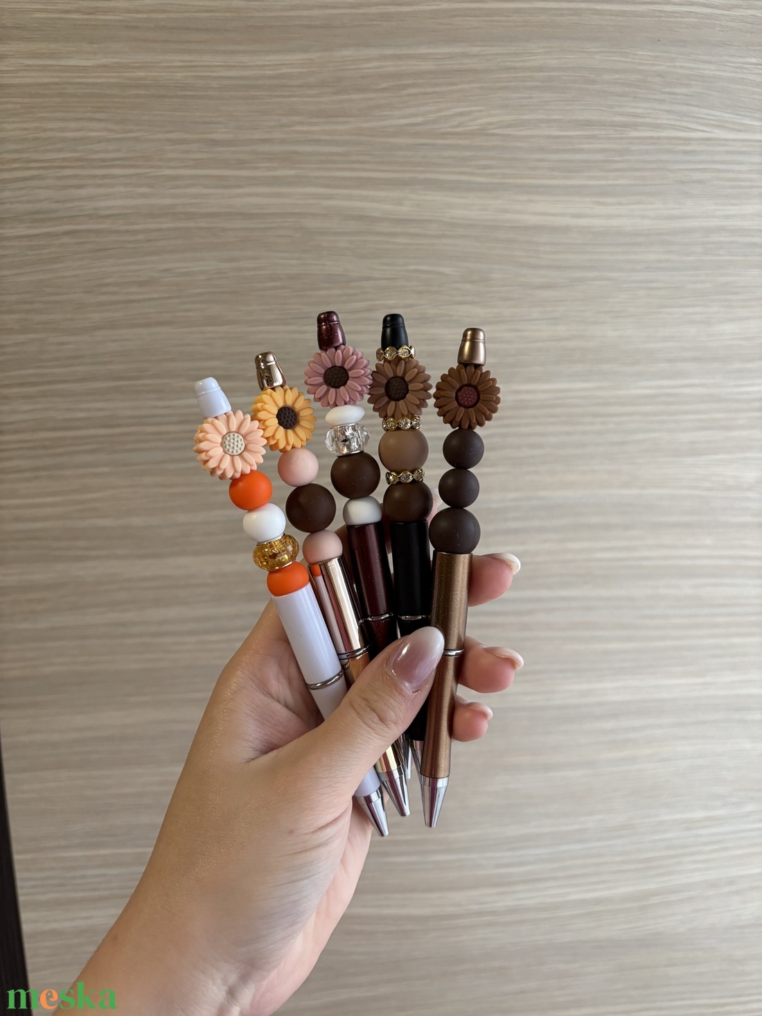 Margaréta virágos toll - otthon & életmód - papír, írószer - ceruza & toll - Meska.hu