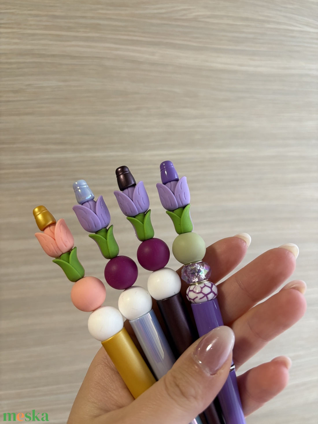 Tulipános egyedi toll - otthon & életmód - papír, írószer - ceruza & toll - Meska.hu