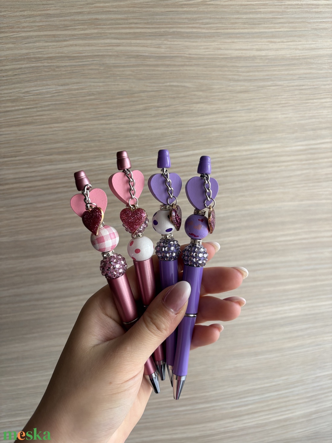 Szíves toll - otthon & életmód - papír, írószer - ceruza & toll - Meska.hu