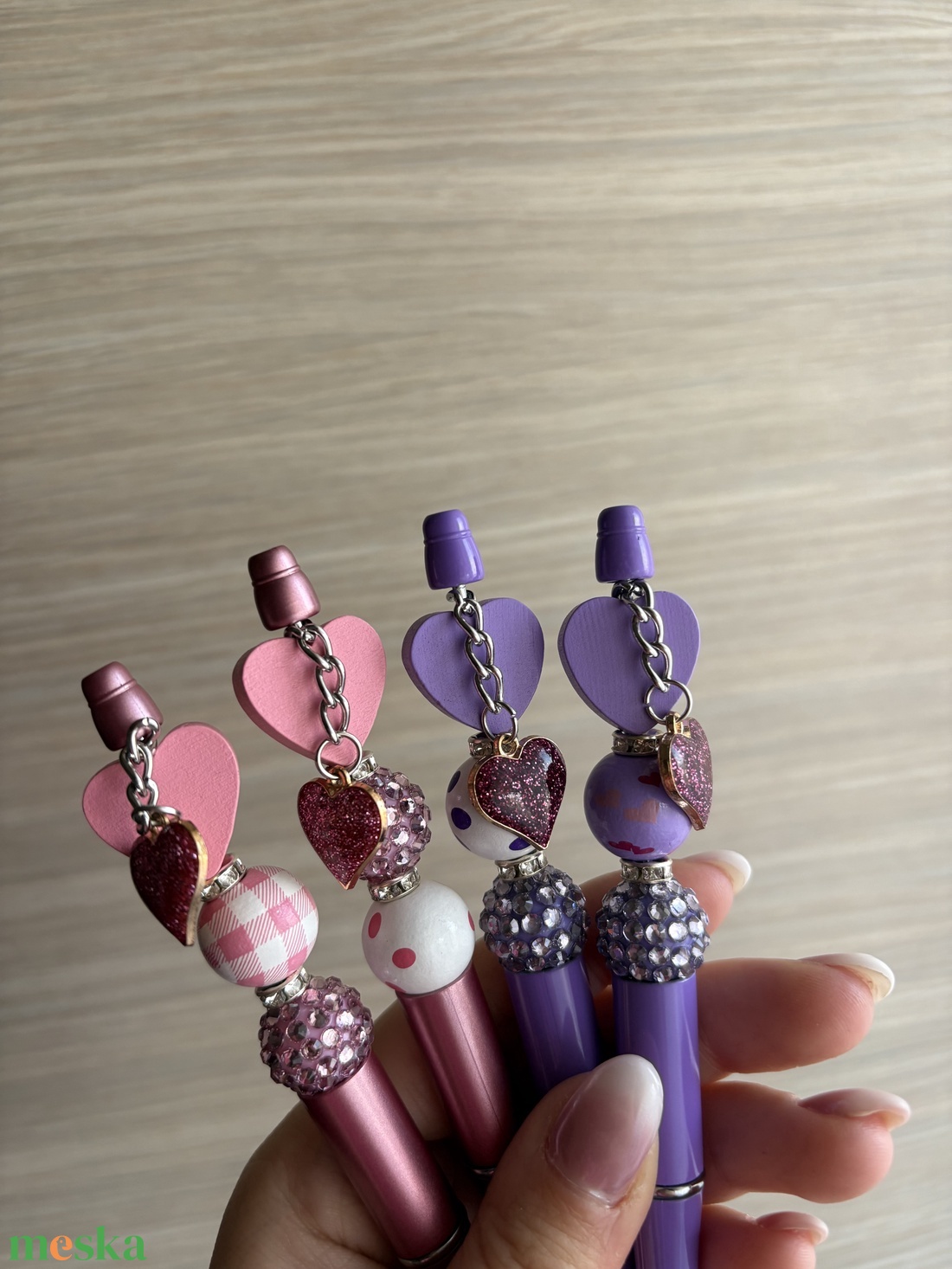 Szíves toll - otthon & életmód - papír, írószer - ceruza & toll - Meska.hu