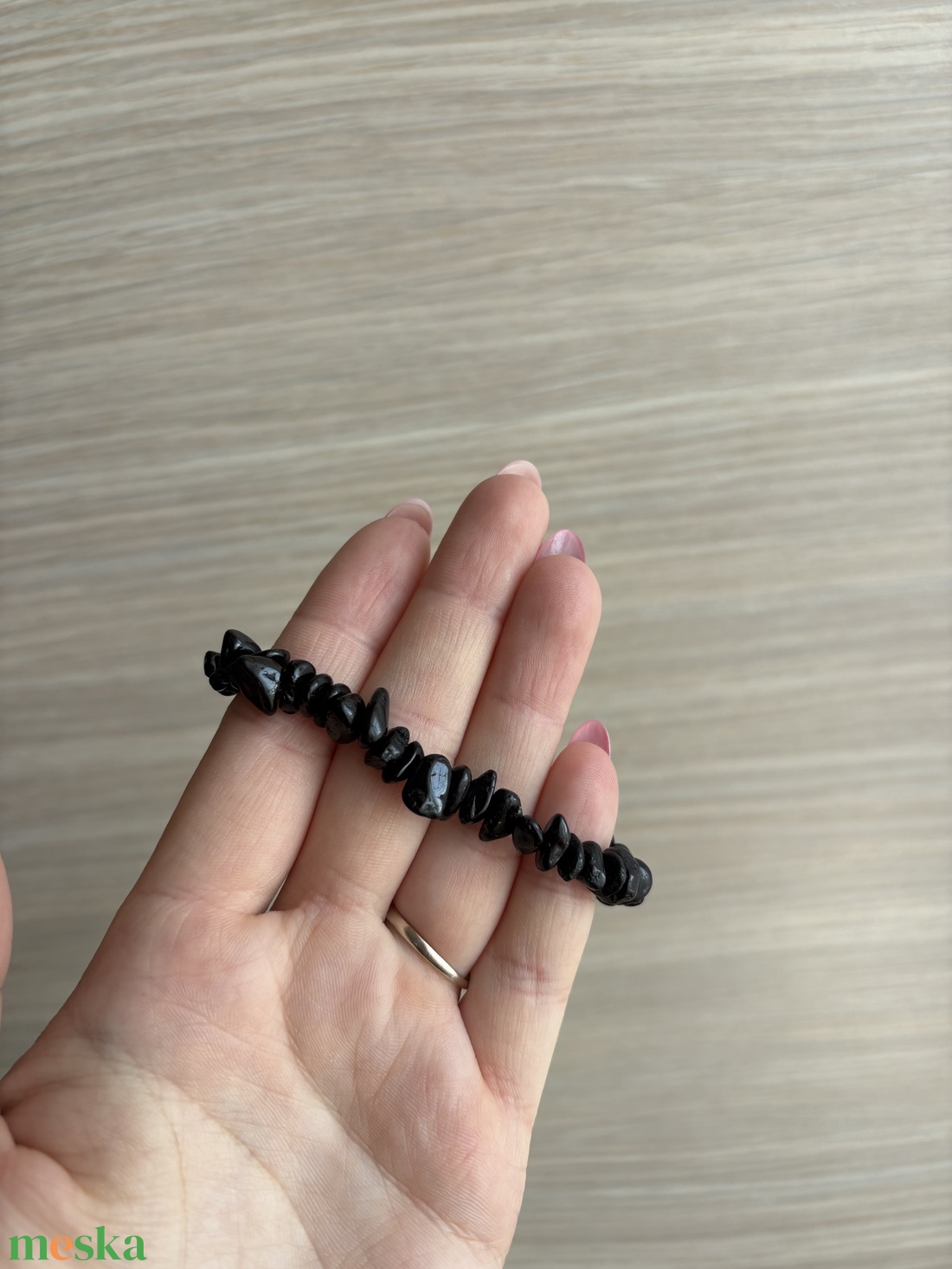 Ónix splitter karkötő - ékszer - karkötő - ásványkarkötő - Meska.hu