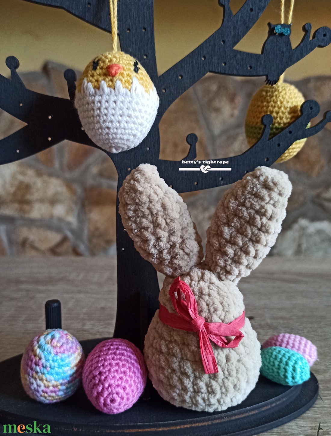 Mini horgolt plüss nyuszi - játék & sport - plüssállat & játékfigura - más figura - Meska.hu Mini horgolt plüss nyuszi - játék & sport - plüssállat & játékfigura - más figura - Meska.hu