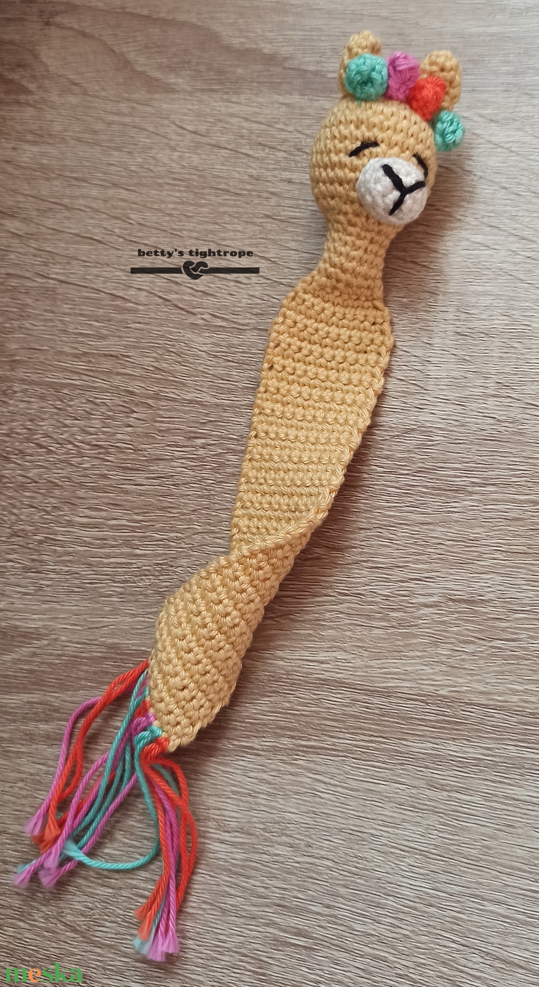 Horgolt láma könyvjelző - könyv & zene - könyvjelző - Meska.hu