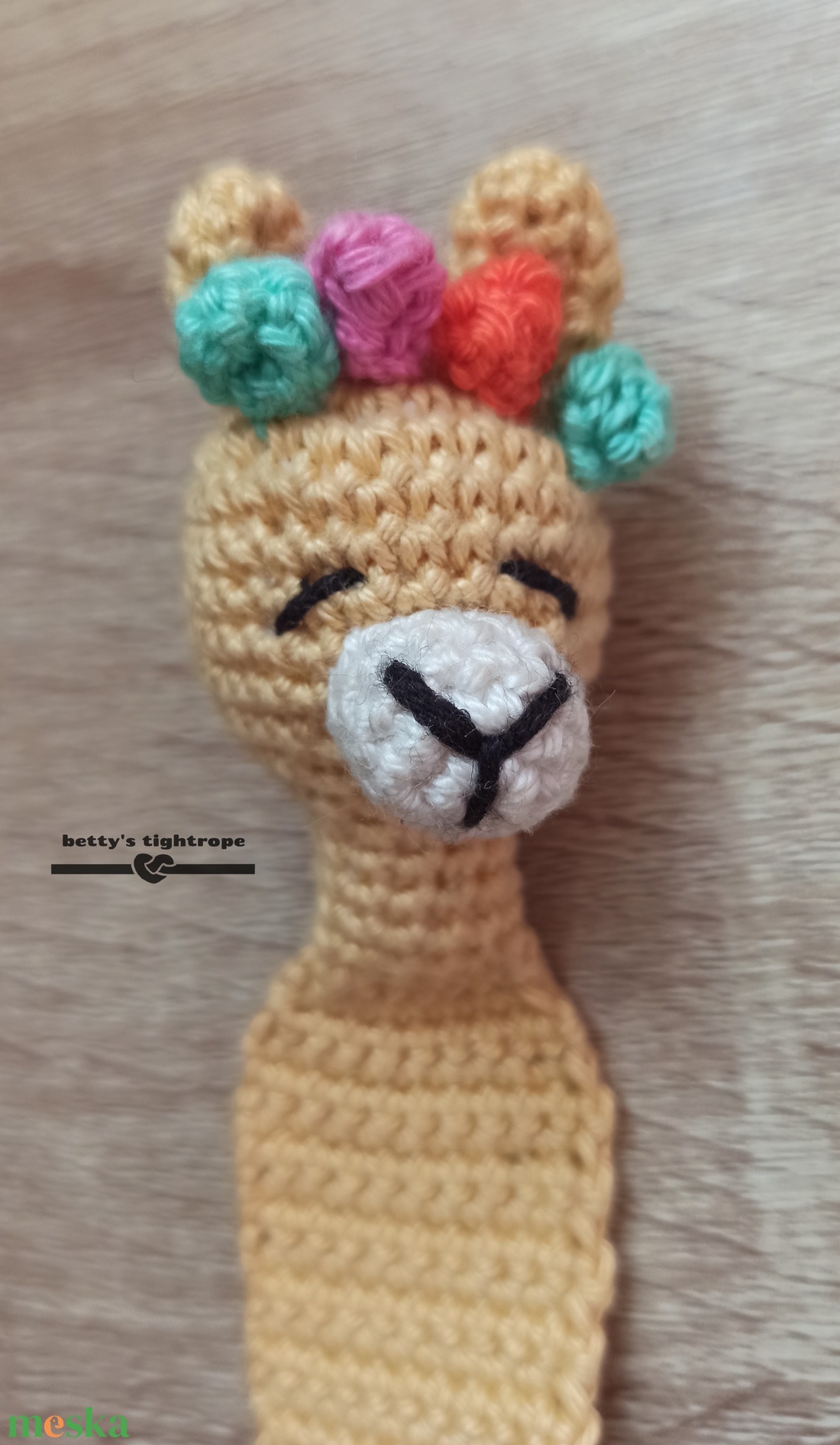 Horgolt láma könyvjelző - könyv & zene - könyvjelző - Meska.hu