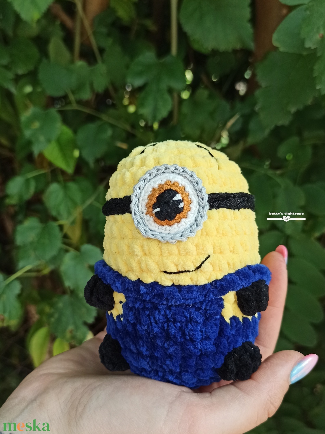 Horgolt plüss Minion - játék & sport - plüssállat & játékfigura - plüss mesefigurák - Meska.hu Horgolt plüss Minion - játék & sport - plüssállat & játékfigura - plüss mesefigurák - Meska.hu