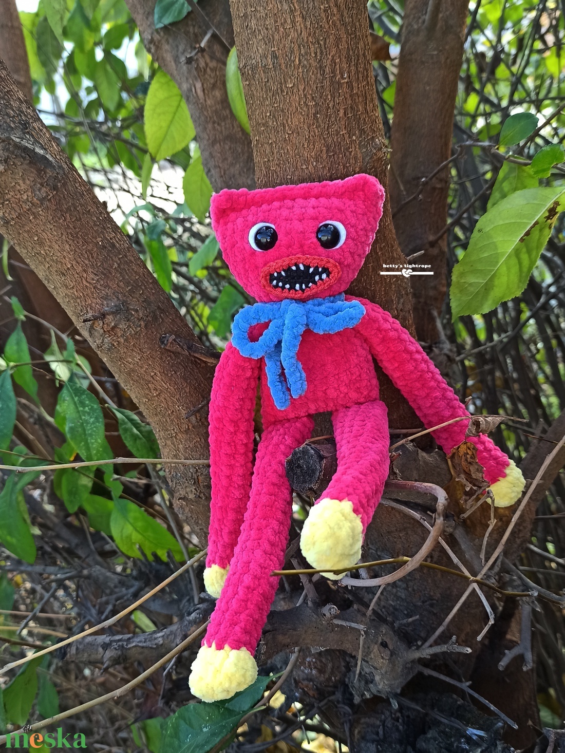 Horgolt Kissy Missy  - játék & sport - plüssállat & játékfigura - más figura - Meska.hu