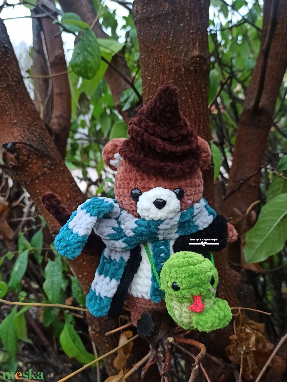 Horgolt mackó  - játék & sport - plüssállat & játékfigura - maci - Meska.hu