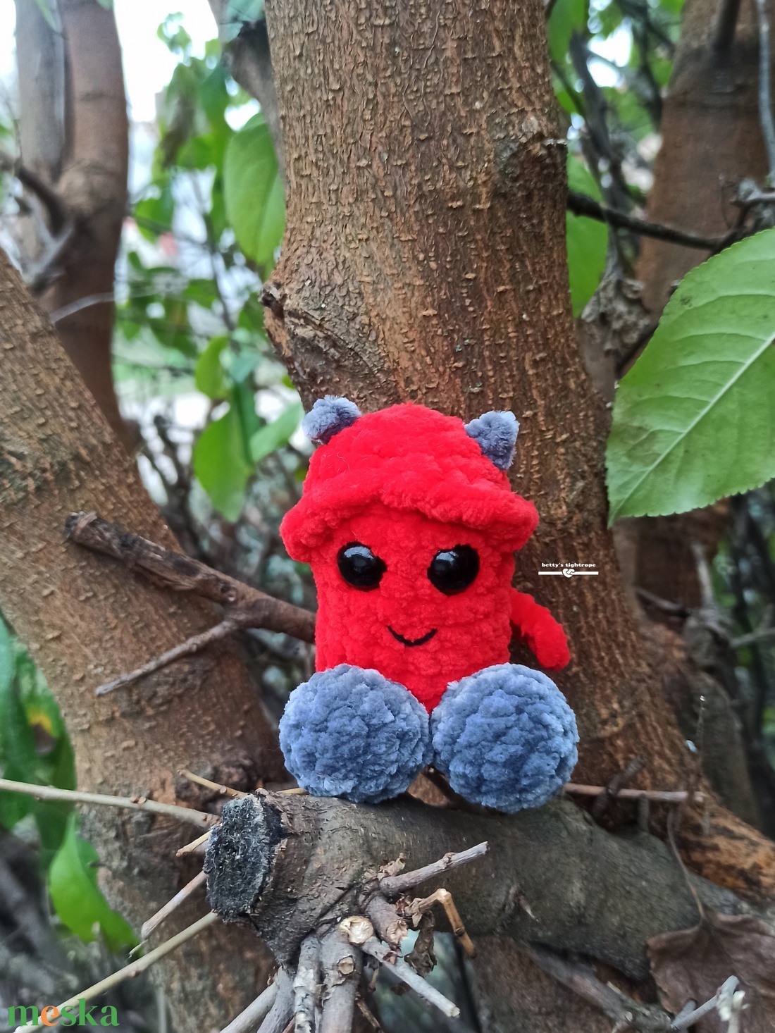 Horgolt kuki - játék & sport - plüssállat & játékfigura - más figura - Meska.hu