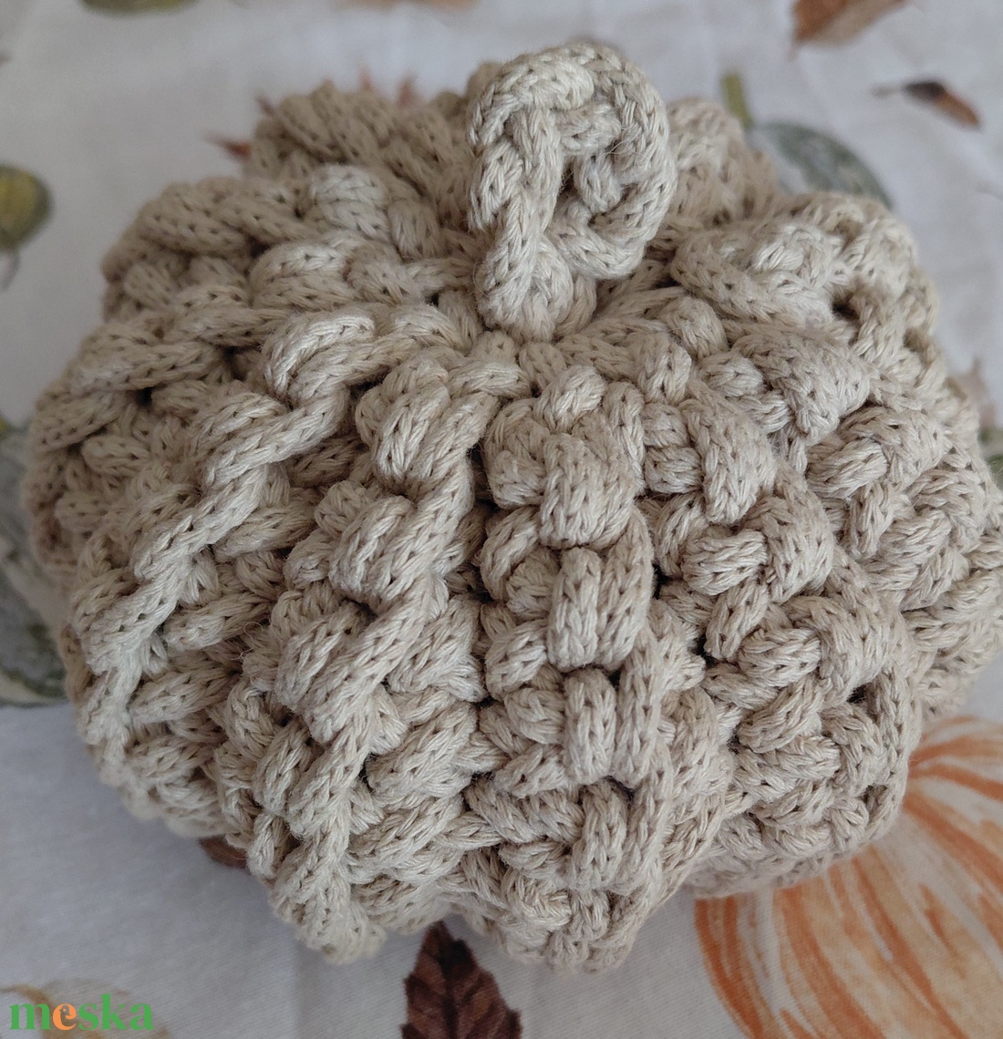  horgolt tök  - otthon & életmód - dekoráció - asztal és polc dekoráció - horgolt & csipketerítő - Meska.hu