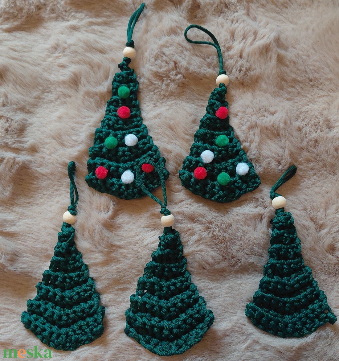 Fenyődísz - karácsony - karácsonyi lakásdekoráció - karácsonyfadíszek - Meska.hu