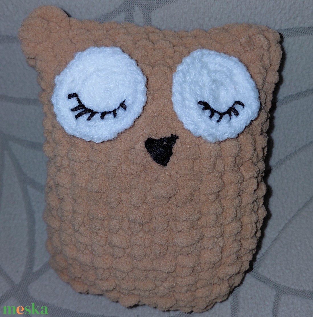 Horgolt bagoly - játék & sport - plüssállat & játékfigura - bagoly - Meska.hu