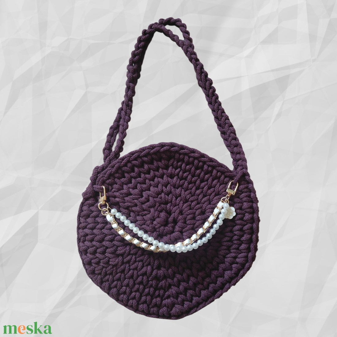 Horgolt táska  - táska & tok - kézitáska & válltáska - válltáska - Meska.hu