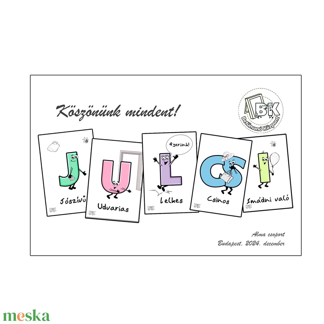 Pedagógus köszöntő ajándék 10x15 cm  - otthon & életmód - dekoráció - kép & falikép - poszter - Meska.hu