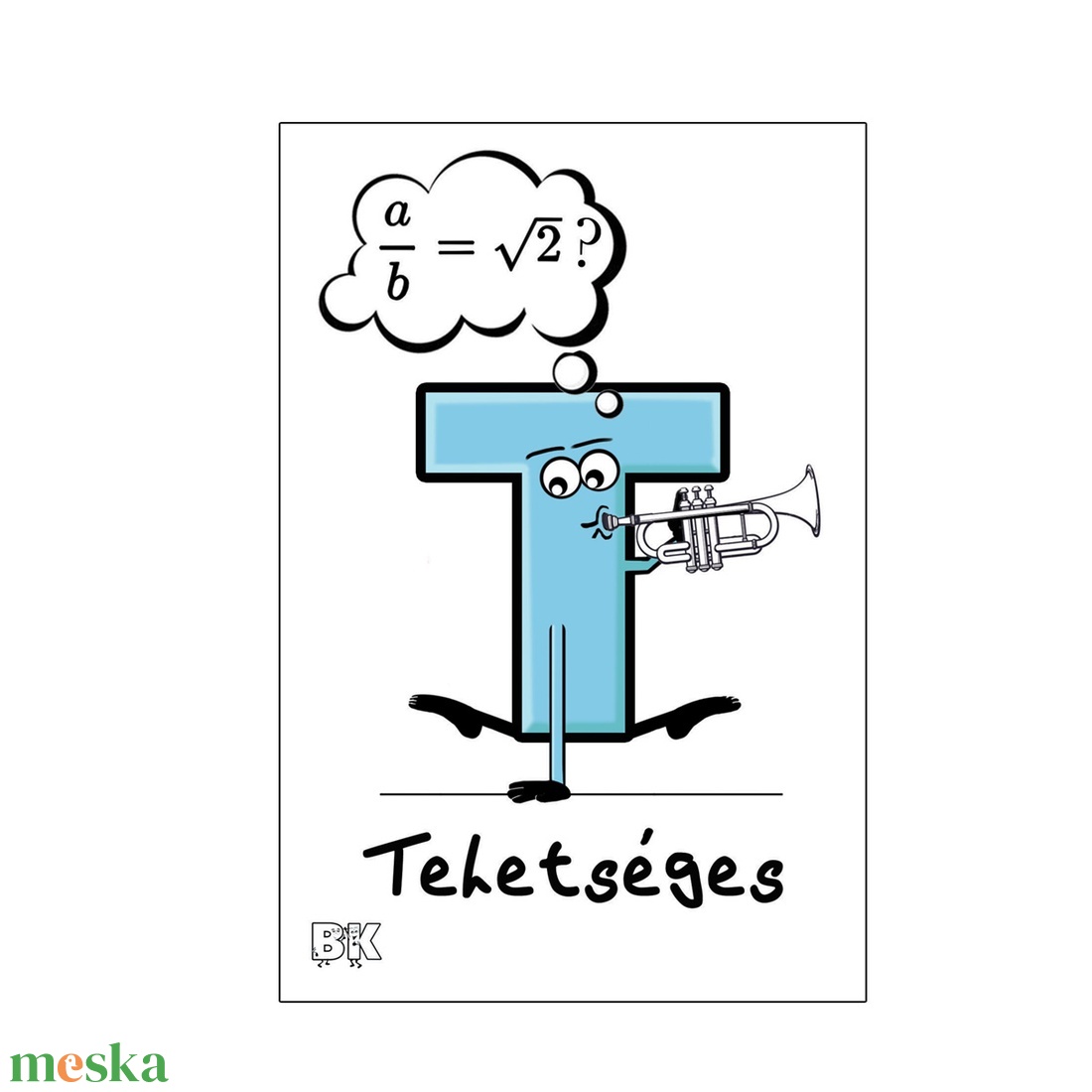 Betűmanó egyedi tulajdonságképek (szobadekor) 10x15 cm - otthon & életmód - dekoráció - fali és függő dekoráció - betű & név - Meska.hu