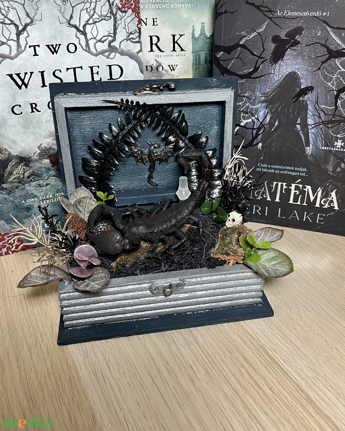 Anatema könyv box - otthon & életmód - dekoráció - asztal és polc dekoráció - könyvtámasz - Meska.hu