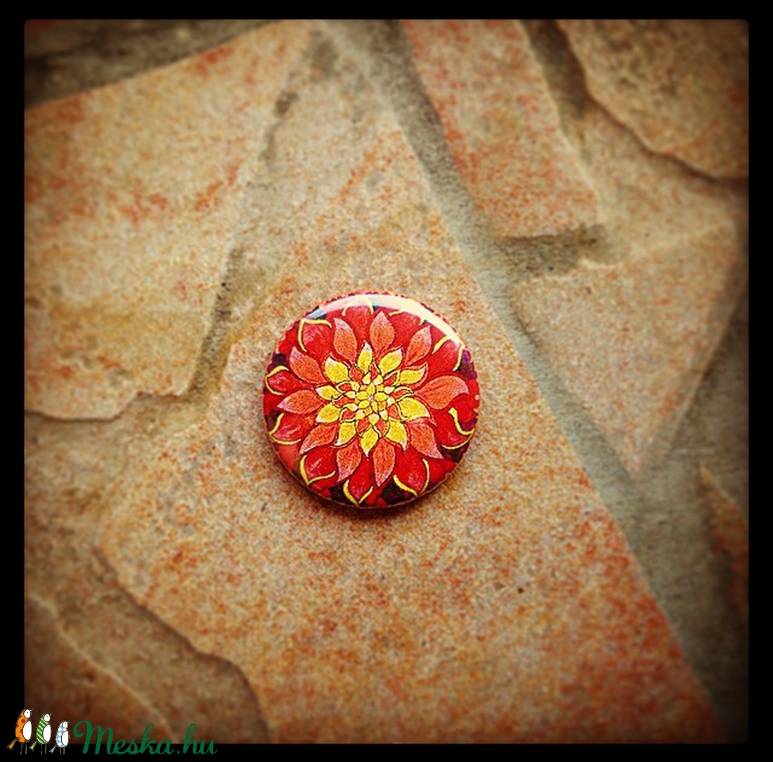 Mandala kitűző - - Meska.hu Mandala kitűző - - Meska.hu