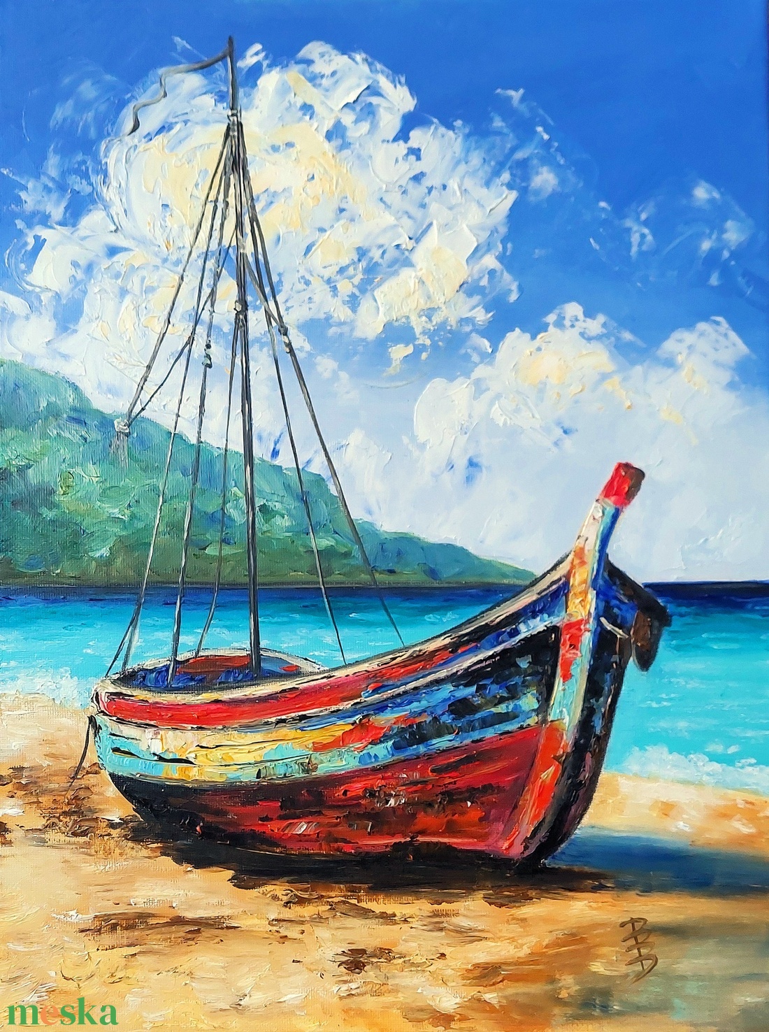 Nyugalom/ olaj - művészet - festmény - olajfestmény - Meska.hu