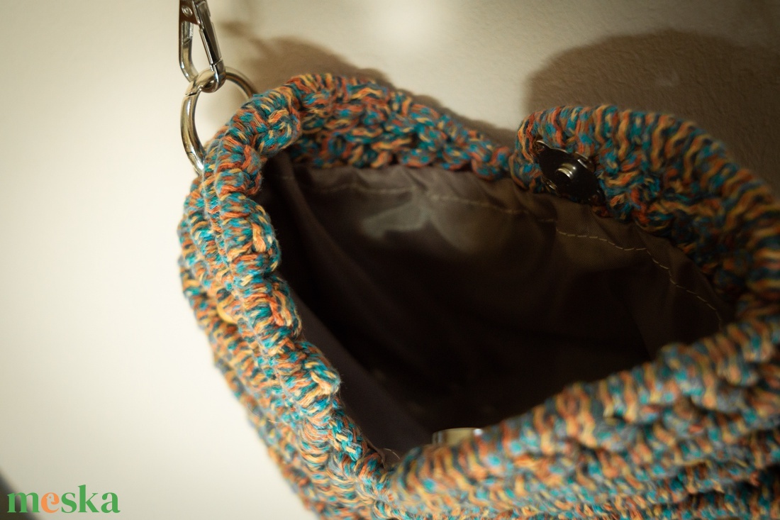 Csigaház Makramétáska - táska & tok - kézitáska & válltáska - vállon átvethető táska - Meska.hu Csigaház Makramétáska - táska & tok - kézitáska & válltáska - vállon átvethető táska - Meska.hu