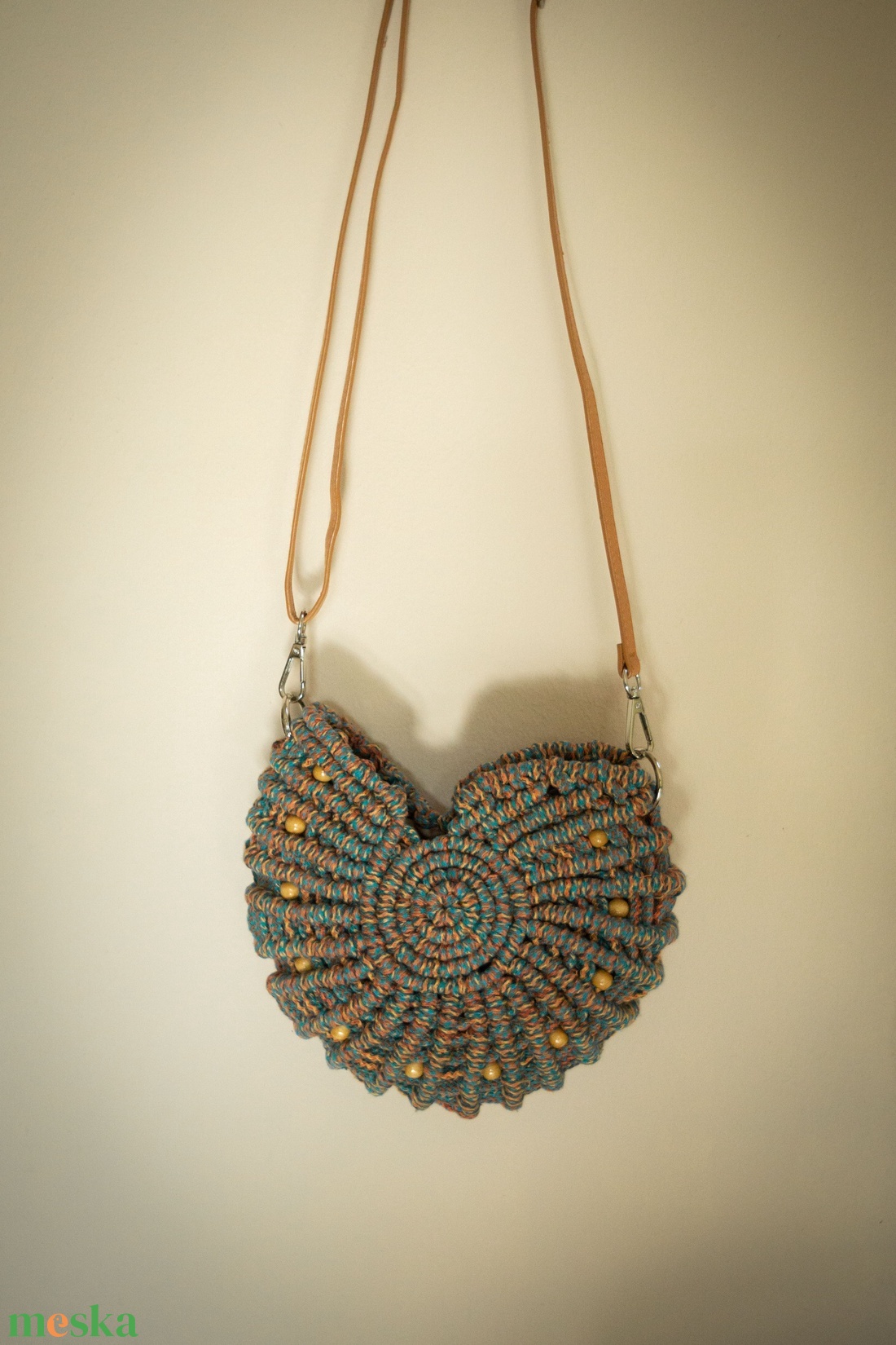 Csigaház Makramétáska - táska & tok - kézitáska & válltáska - vállon átvethető táska - Meska.hu Csigaház Makramétáska - táska & tok - kézitáska & válltáska - vállon átvethető táska - Meska.hu