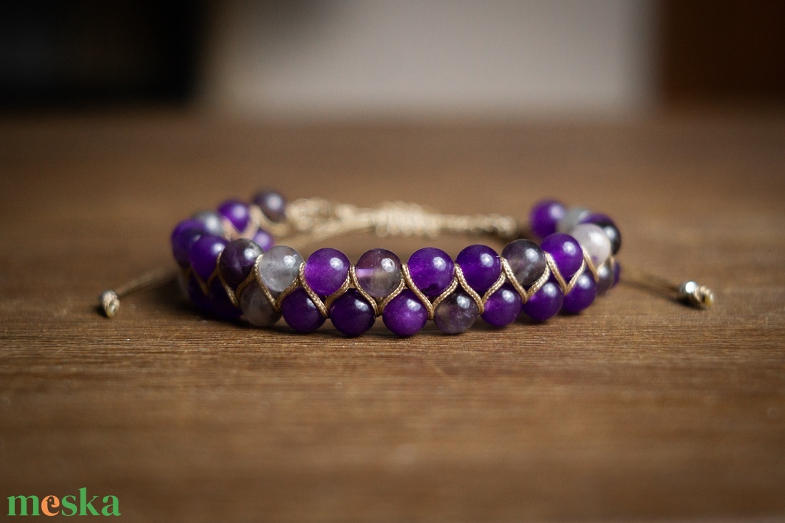 Női ásványkarkötő  - ékszer - karkötő - ásványkarkötő - Meska.hu