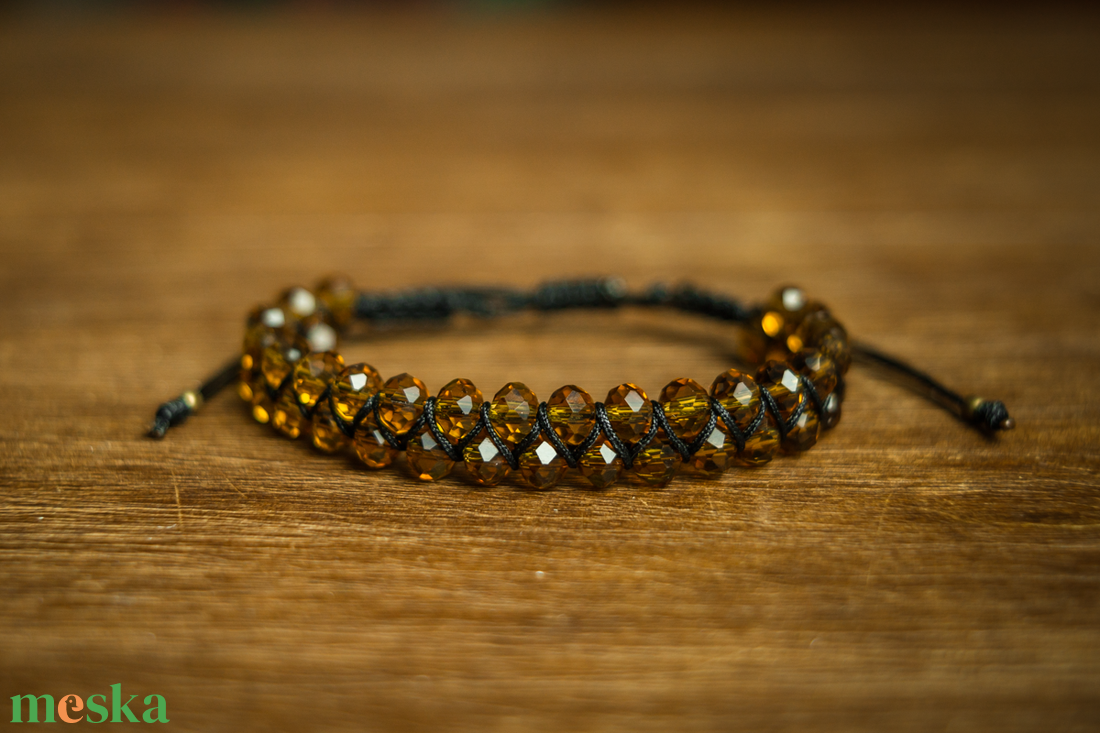  Női üveggyöngy karkötő - ékszer - karkötő - gyöngyös karkötő - Meska.hu