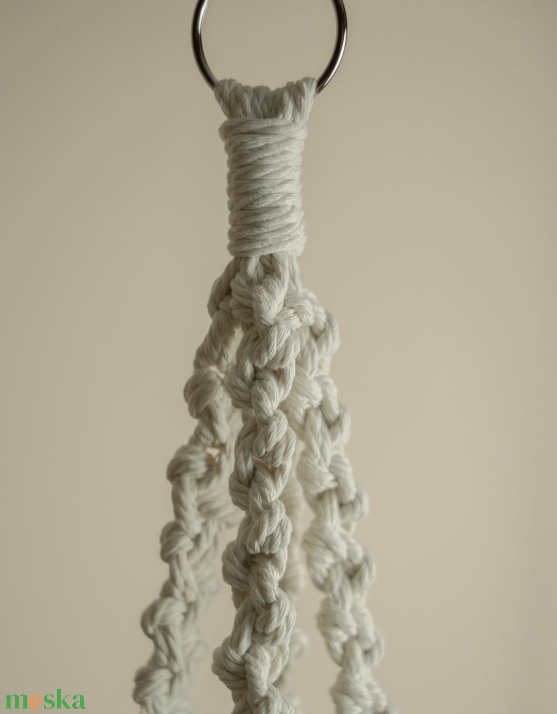  Makramé virágtartó  - otthon & életmód - virágdekoráció - virágtartó - függő virágtartó - Meska.hu