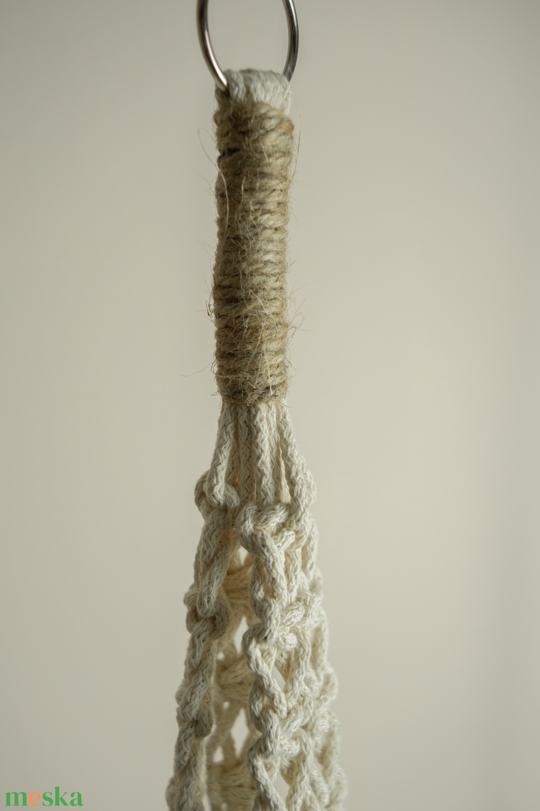  Makramé virágtartó  - otthon & életmód - virágdekoráció - virágtartó - függő virágtartó - Meska.hu