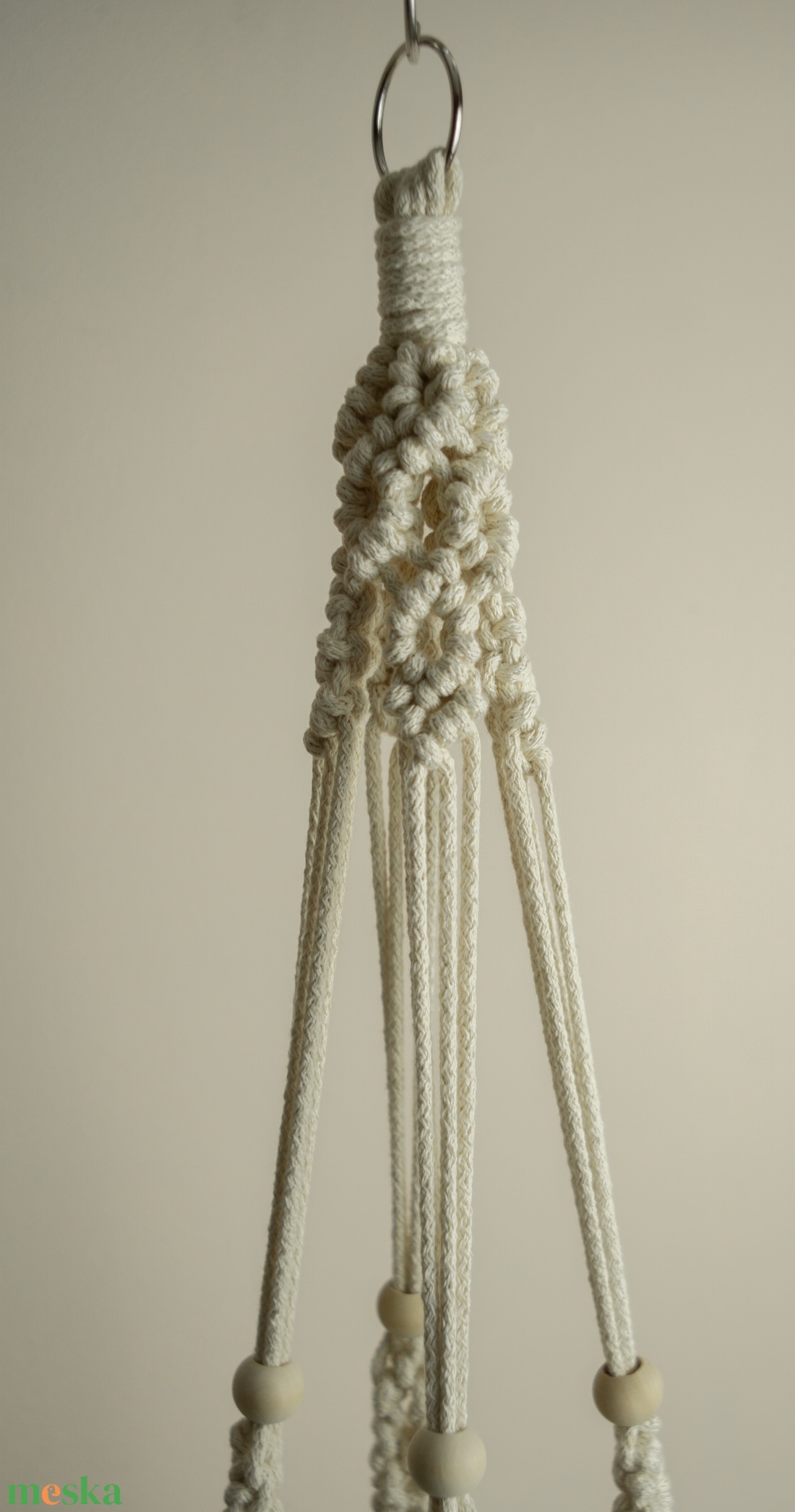  Makramé virágtartó  - otthon & életmód - virágdekoráció - virágtartó - függő virágtartó - Meska.hu