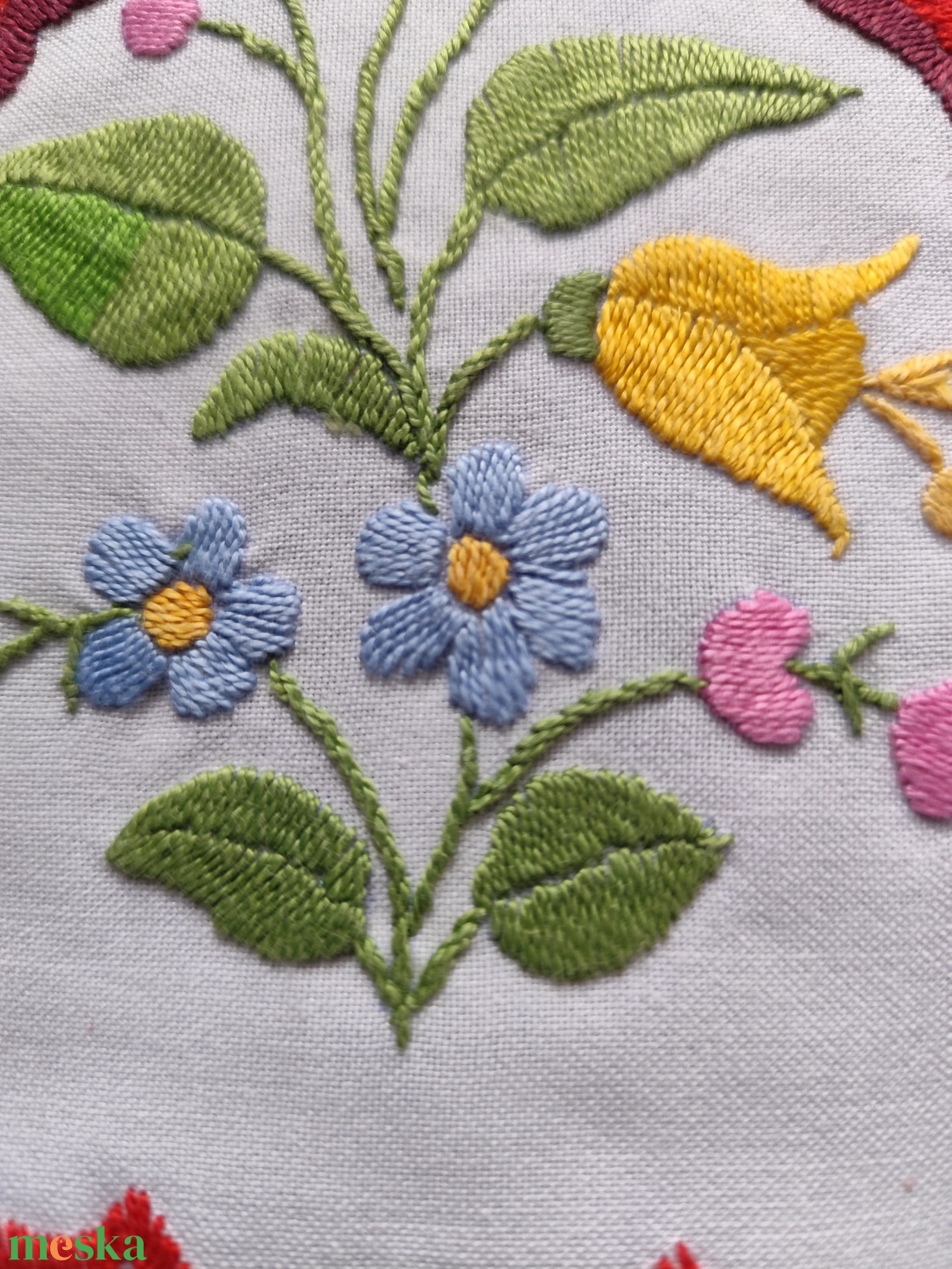 Vintage asztali futó  - otthon & életmód - lakástextil - abrosz, terítő - asztalfutó - Meska.hu