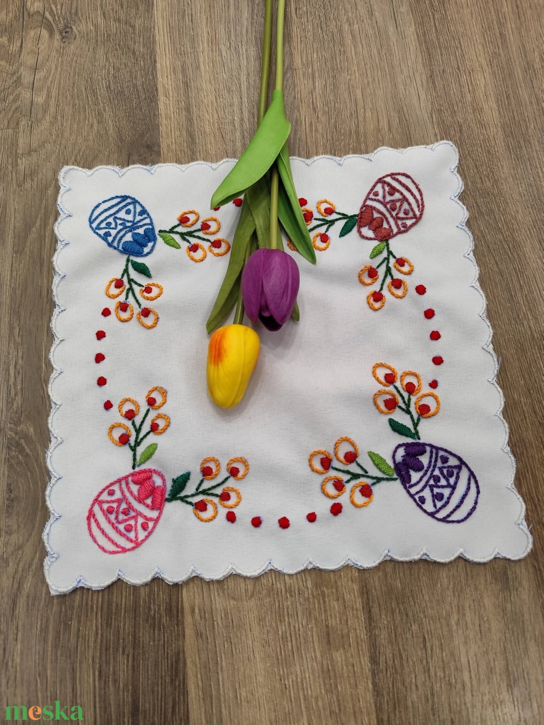 Húsvétra ajánlom  - ünnepi díszek, dekorációk - húsvéti díszek és dekorációk - húsvéti abrosz, terítő - Meska.hu