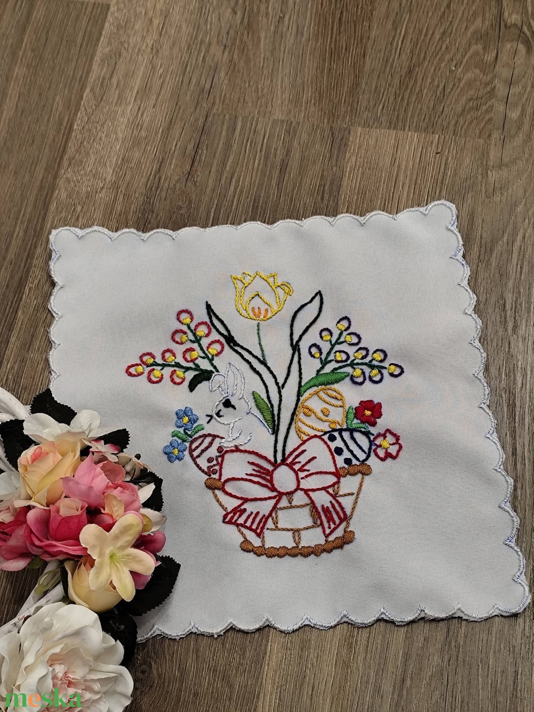 Húsvétra ajánlom  - ünnepi díszek, dekorációk - húsvéti díszek és dekorációk - húsvéti abrosz, terítő - Meska.hu