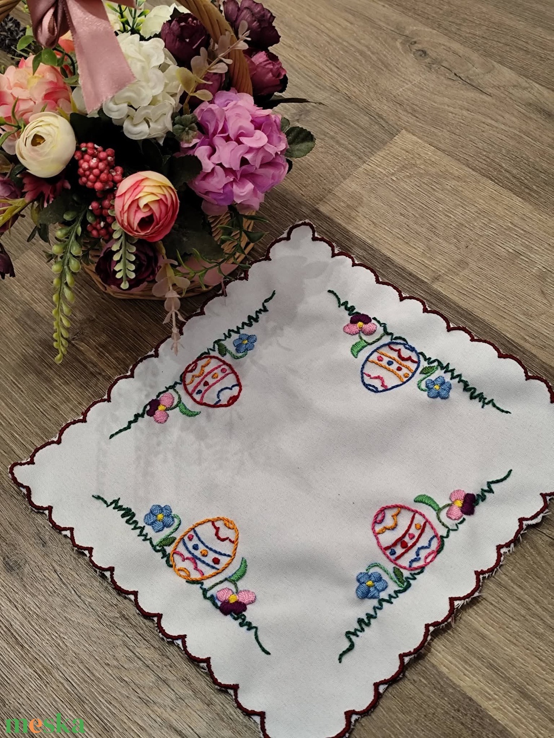 Húsvétra ajánlom  - ünnepi díszek, dekorációk - húsvéti díszek és dekorációk - húsvéti abrosz, terítő - Meska.hu