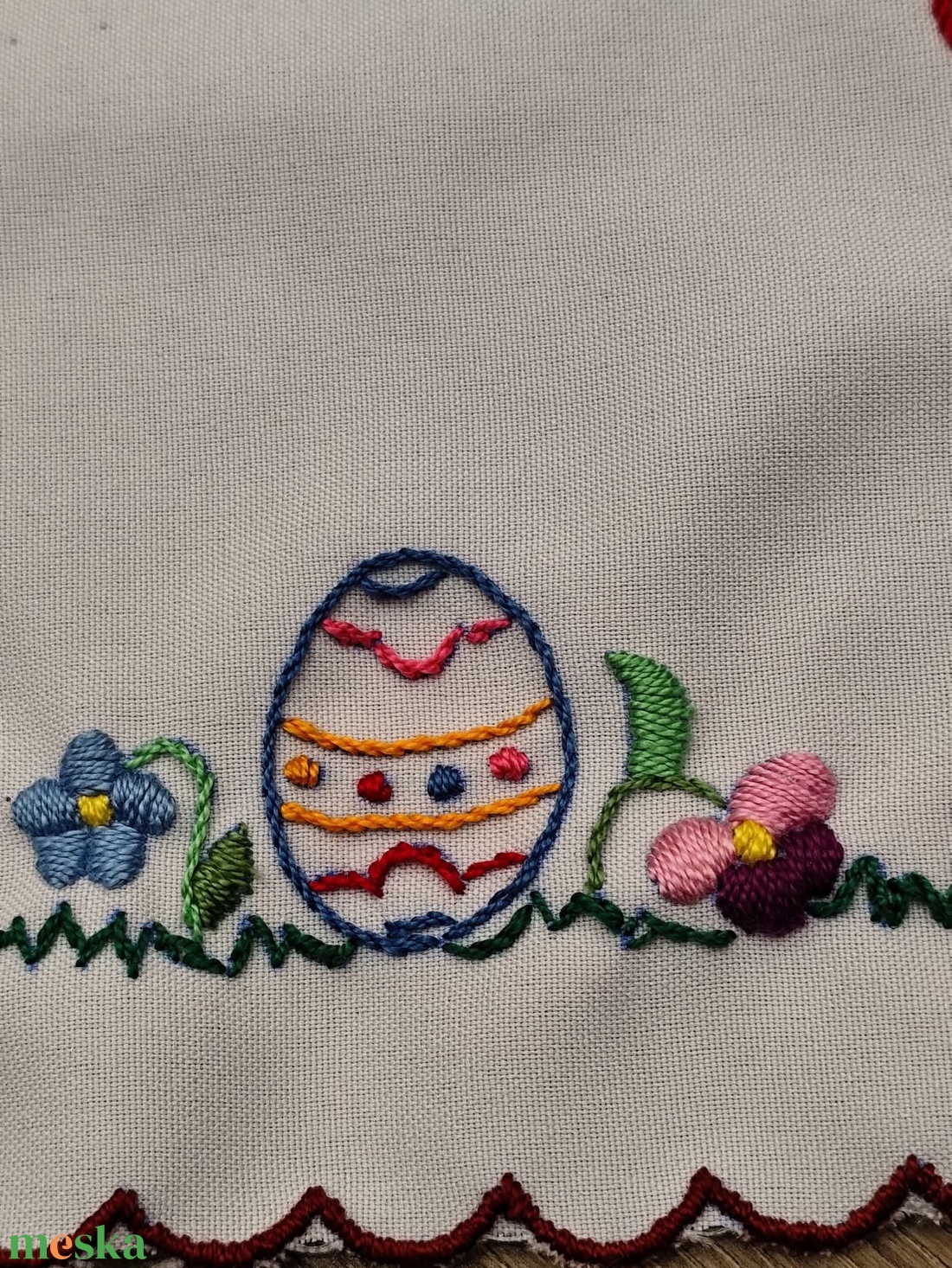 Húsvétra ajánlom  - ünnepi díszek, dekorációk - húsvéti díszek és dekorációk - húsvéti abrosz, terítő - Meska.hu